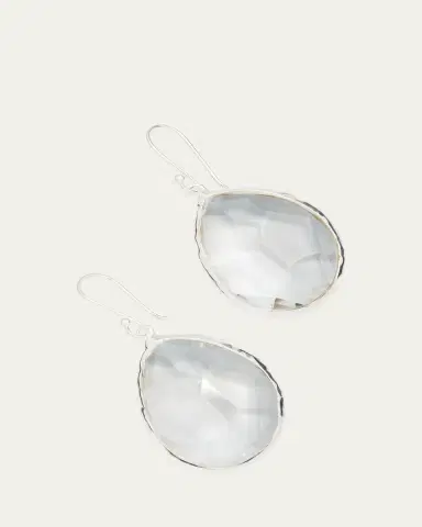 Ippolita Large Teardrop Earrings in Sterling Silver | Thumbnail 3 Ippolita Large Teardrop Earrings in Sterling Silver | Thumbnail 3
