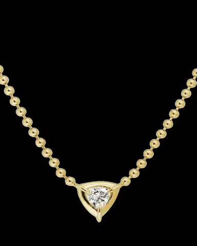 Dara Kaye Solar Drop Trillion Solitaire Necklace | Thumbnail 2 Dara Kaye Solar Drop Trillion Solitaire Necklace | Thumbnail 2
