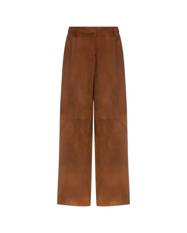 TWP Hudson St Suede Wide-Leg Pants