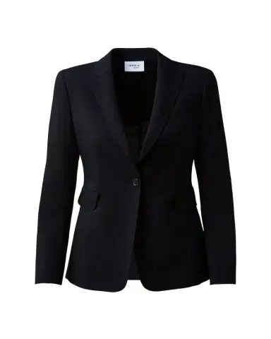 Akris punto One-Button Wool Long Body Blazer Jacket | Thumbnail 1