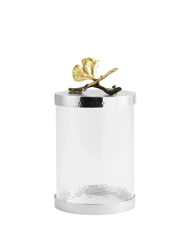 Michael Aram Butterfly Ginkgo Canister, Medium
