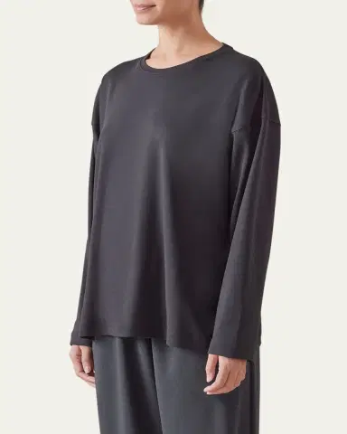 Eskandar Long-Sleeve Pima Cotton Top | Thumbnail 3