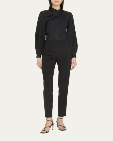 Akris Melissa Silk Marocain Pants | Thumbnail 2