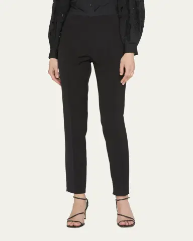 Akris Melissa Silk Marocain Pants | Thumbnail 4