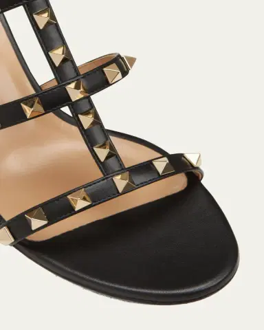 Valentino Garavani Rockstud Caged 60mm Slide Sandals | Thumbnail 5