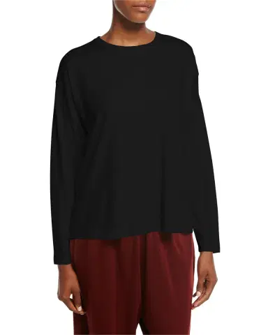 Eskandar Long-Sleeve Pima Cotton Top | Thumbnail 7
