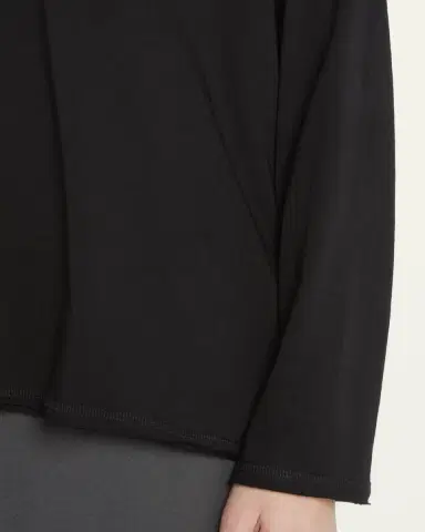 Eskandar Long-Sleeve Scoop-Neck Lightweight T-Shirt | Thumbnail 5