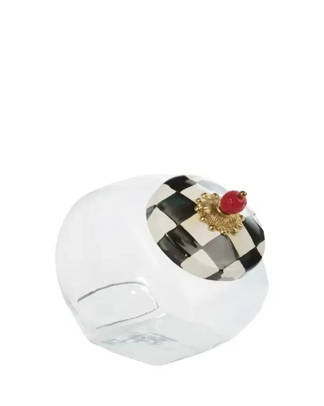 MacKenzie-Childs Courtly Check Cookie Jar