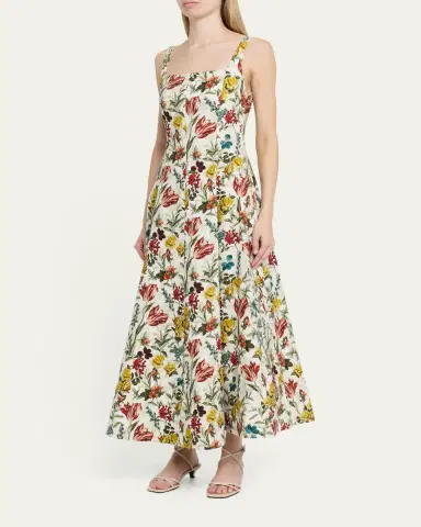 ALICE + OLIVIA Polly Floral Maxi Dress | Thumbnail 4