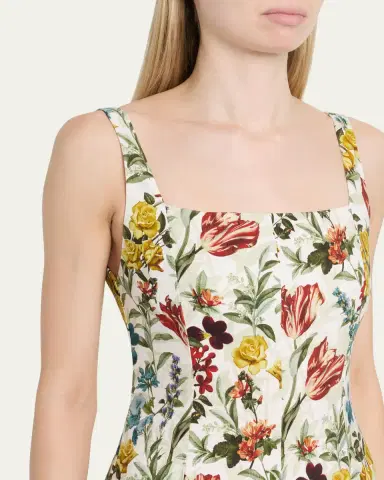 ALICE + OLIVIA Polly Floral Maxi Dress | Thumbnail 5