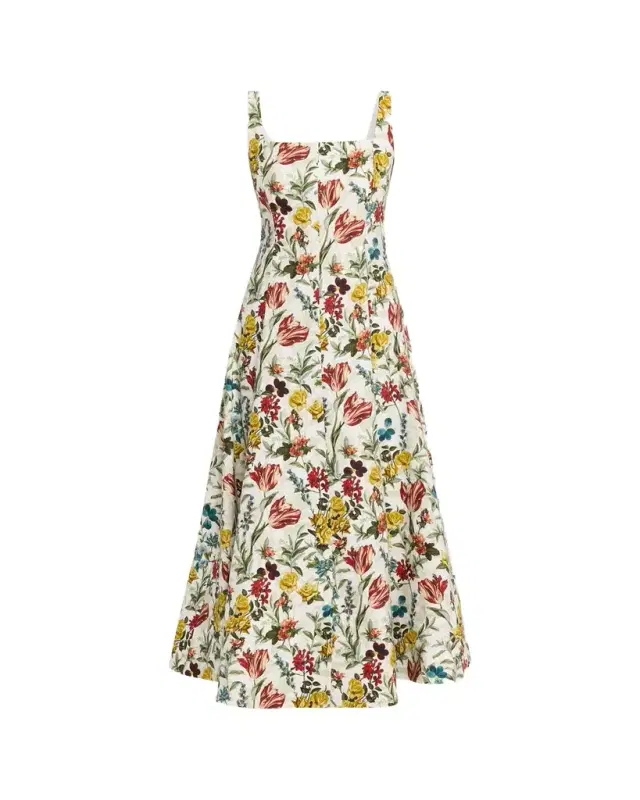 ALICE + OLIVIA Polly Floral Maxi Dress