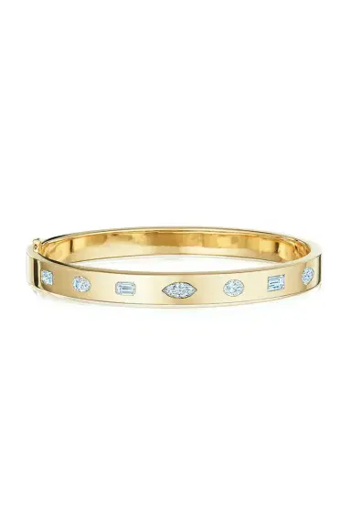 KWIAT Diamond Fancy Shape Bangle Bracelet | Thumbnail 1