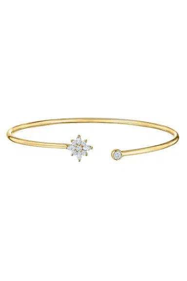 KWIAT Diamond Star Open Bangle Bracelet | Thumbnail 1
