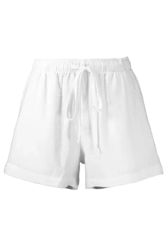 The Lady & The Sailor x Marissa Collections Flutter Short - White