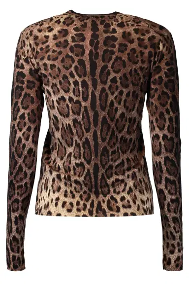 Dolce & Gabbana Knit Cardigan - Leo Print | Thumbnail 2 Dolce & Gabbana Knit Cardigan - Leo Print | Thumbnail 2