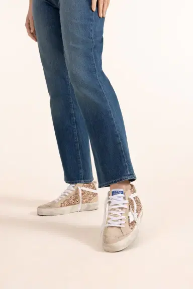 Golden Goose Mid Star Pink Sneaker | Thumbnail 2 Golden Goose Mid Star Pink Sneaker | Thumbnail 2