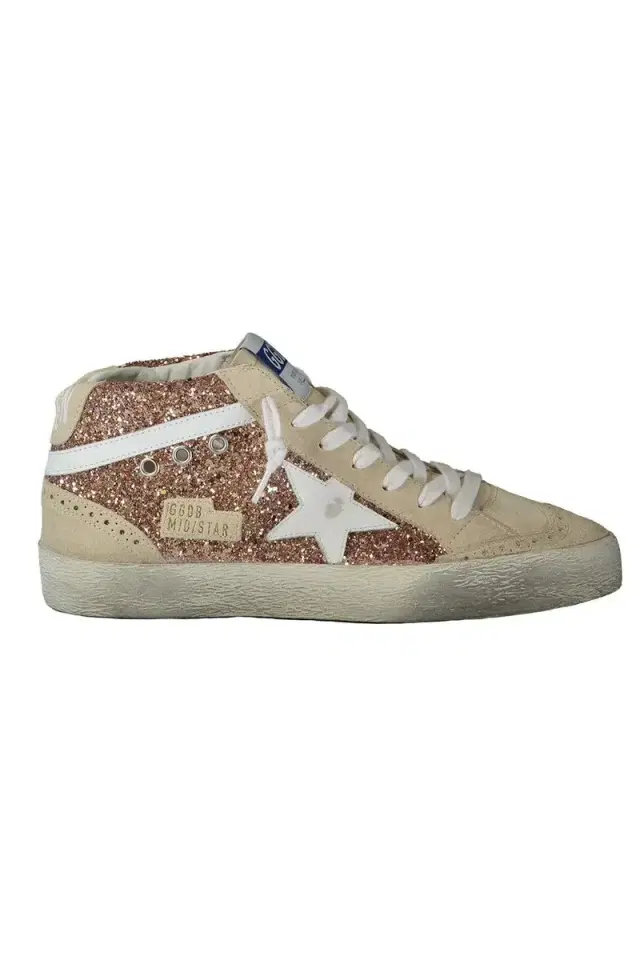 Golden Goose Mid Star Pink Sneaker