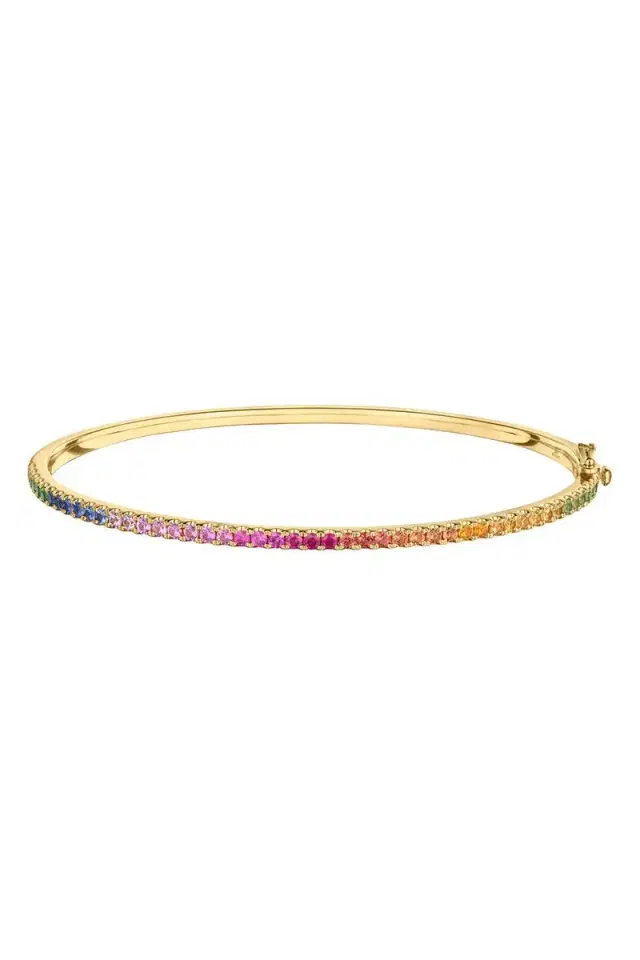 KWIAT Rainbow Sapphire Stackable Bangle Bracelet