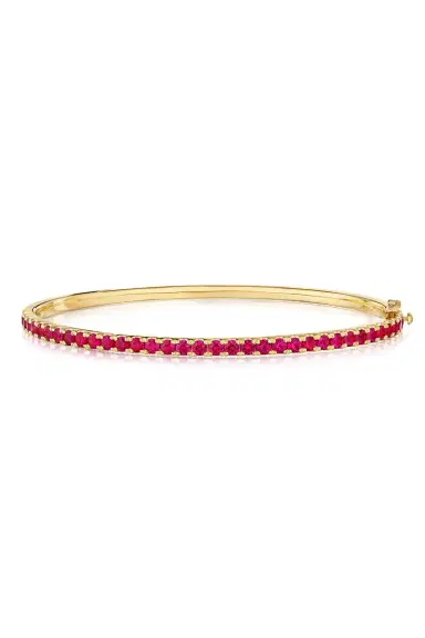 KWIAT Ruby Slim Stackable Bangle Bracelet | Thumbnail 1