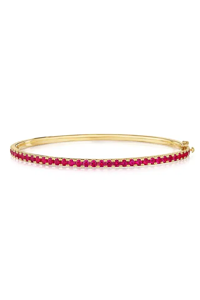 KWIAT Ruby Slim Stackable Bangle Bracelet