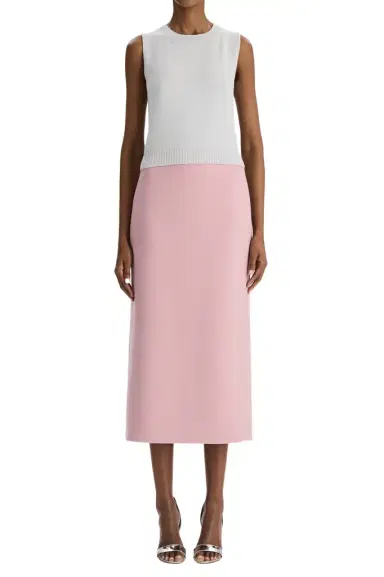 Oscar de la Renta Sleeveless Crop Twinset Tank | Thumbnail 1 Oscar de la Renta Sleeveless Crop Twinset Tank | Thumbnail 1