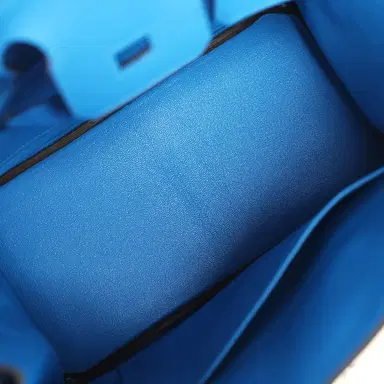 HERMÈS Hermes Birkin 25 Bleu Hydra Togo Palladium Hardware | Thumbnail 8 HERMÈS Hermes Birkin 25 Bleu Hydra Togo Palladium Hardware | Thumbnail 8