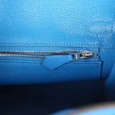 HERMÈS Hermes Birkin 25 Bleu Hydra Togo Palladium Hardware | Thumbnail 9 HERMÈS Hermes Birkin 25 Bleu Hydra Togo Palladium Hardware | Thumbnail 9