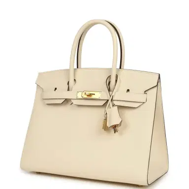 HERMÈS Hermes Birkin Sellier 30 Nata Epsom Gold Hardware | Thumbnail 5 HERMÈS Hermes Birkin Sellier 30 Nata Epsom Gold Hardware | Thumbnail 5