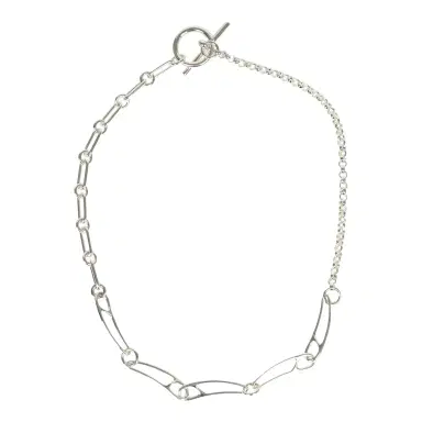 HERMÈS Hermes Chaine D'Ancre Punk Medium Necklace Sterling | Thumbnail 1 HERMÈS Hermes Chaine D'Ancre Punk Medium Necklace Sterling | Thumbnail 1