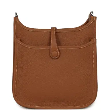 HERMÈS Hermes Evelyne 23 Gold Clemence Palladium Hardware | Thumbnail 4