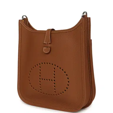 HERMÈS Hermes Evelyne 23 Gold Clemence Palladium Hardware | Thumbnail 5
