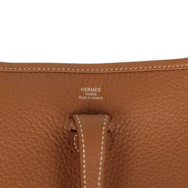 HERMÈS Hermes Evelyne 23 Gold Clemence Palladium Hardware | Thumbnail 7