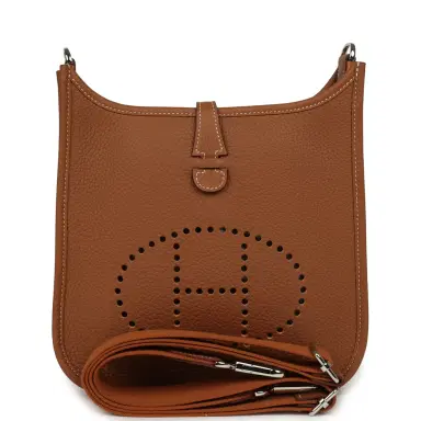 HERMÈS Hermes Evelyne 23 Gold Clemence Palladium Hardware | Thumbnail 1