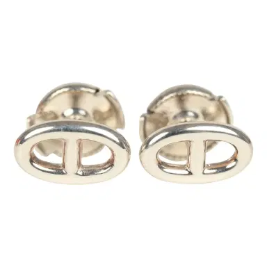 HERMÈS Hermes Farandole Stud Earrings Very Small Sterling Silver | Thumbnail 2