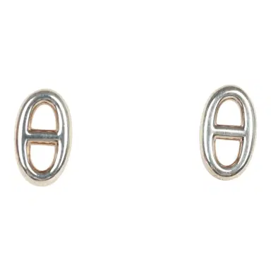 HERMÈS Hermes Farandole Stud Earrings Very Small Sterling Silver | Thumbnail 1