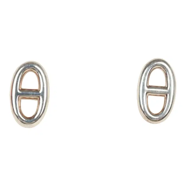HERMÈS Hermes Farandole Stud Earrings Very Small Sterling Silver