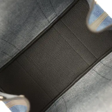 HERMÈS Hermes Garden Party 36 Denim Moyen, Black Negonda Palladium Hardware | Thumbnail 7