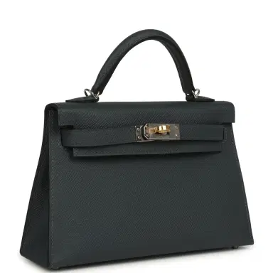 HERMÈS Hermes Kelly Sellier 20 Gris Misty Epsom Electrum Hardware | Thumbnail 2