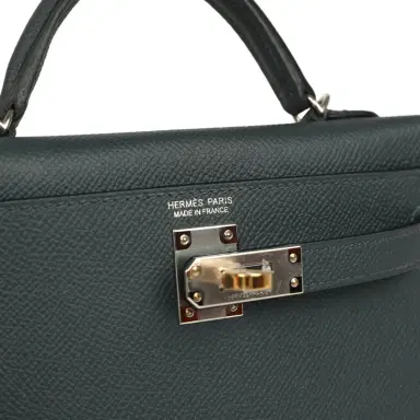 HERMÈS Hermes Kelly Sellier 20 Gris Misty Epsom Electrum Hardware | Thumbnail 7