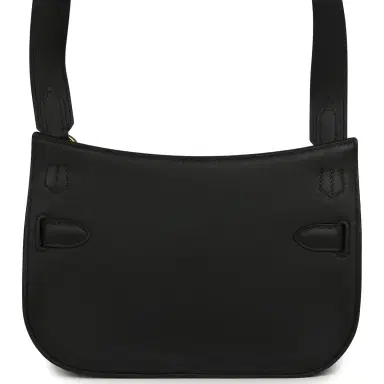 HERMÈS Hermes Mini Jypsiere Black Swift Gold Hardware | Thumbnail 4