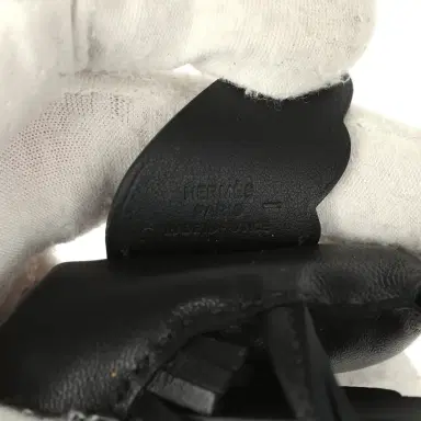 HERMÈS Hermes Pegase Rodeo Bag Charm PM Black Milo Lambskin, Varanus Niloticus Lizard Touch | Thumbnail 3 HERMÈS Hermes Pegase Rodeo Bag Charm PM Black Milo Lambskin, Varanus Niloticus Lizard Touch | Thumbnail 3