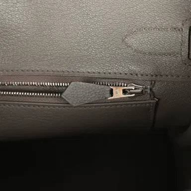 HERMÈS Pre-owned Hermes Birkin 30 Etain Togo Palladium Hardware | Thumbnail 9 HERMÈS Pre-owned Hermes Birkin 30 Etain Togo Palladium Hardware | Thumbnail 9
