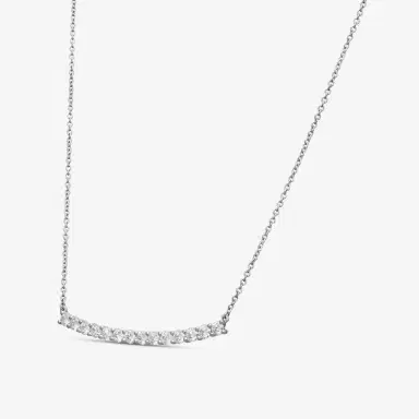Mémoire Mémoire 18K White Gold Diamond Bar Necklace by The Solist | Thumbnail 2 Mémoire Mémoire 18K White Gold Diamond Bar Necklace by The Solist | Thumbnail 2