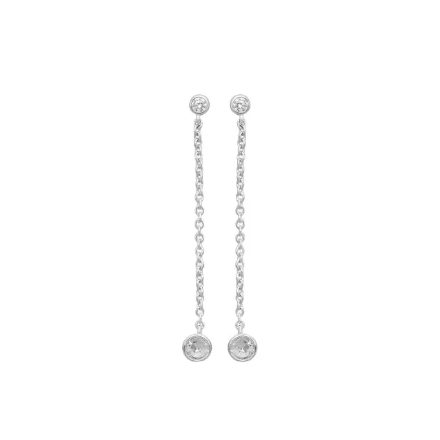 Mémoire Mémoire Cascade 18K White Gold Diamond Drop Earrings by The Solist