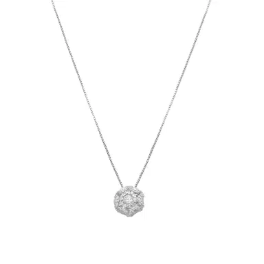Mémoire Mémoire Diamond Bouquets 18K White Gold Diamond Pendant Necklace by The Solist | Thumbnail 1 Mémoire Mémoire Diamond Bouquets 18K White Gold Diamond Pendant Necklace by The Solist | Thumbnail 1