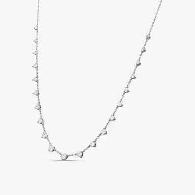 Mémoire Mémoire Essentials 18K White Gold 21-Stone Diamond Necklace by The Solist | Thumbnail 2 Mémoire Mémoire Essentials 18K White Gold 21-Stone Diamond Necklace by The Solist | Thumbnail 2