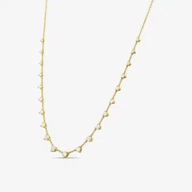 Mémoire Mémoire Essentials 18K Yellow Gold 21-Stone Diamond Necklace by The Solist | Thumbnail 2 Mémoire Mémoire Essentials 18K Yellow Gold 21-Stone Diamond Necklace by The Solist | Thumbnail 2