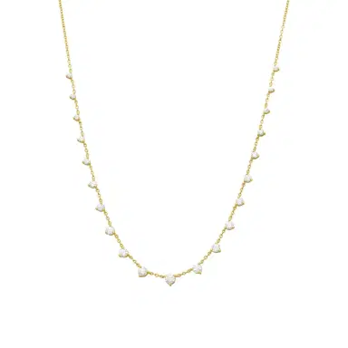 Mémoire Mémoire Essentials 18K Yellow Gold 21-Stone Diamond Necklace by The Solist | Thumbnail 1 Mémoire Mémoire Essentials 18K Yellow Gold 21-Stone Diamond Necklace by The Solist | Thumbnail 1