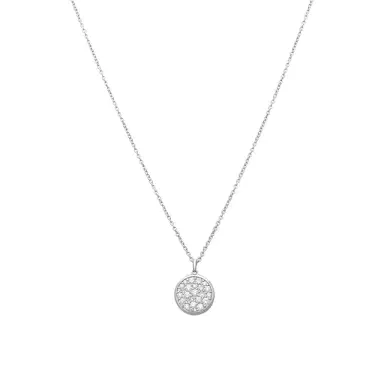 Mémoire Mémoire Luna 18K White Gold Diamond Pave Medallion Necklace by The Solist | Thumbnail 1 Mémoire Mémoire Luna 18K White Gold Diamond Pave Medallion Necklace by The Solist | Thumbnail 1