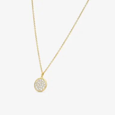 Mémoire Mémoire Luna 18K Yellow Gold Diamond Pave Medallion Necklace by The Solist | Thumbnail 2 Mémoire Mémoire Luna 18K Yellow Gold Diamond Pave Medallion Necklace by The Solist | Thumbnail 2